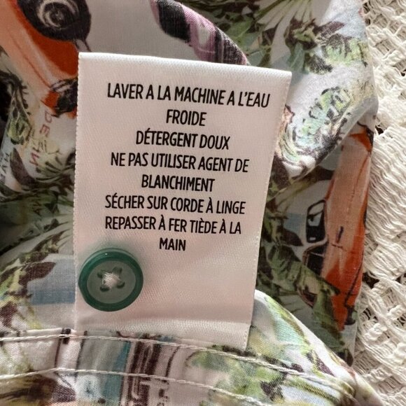 Robert Graham Old Havana Car Print Shirt Men’s 3XL Cuban Retro Jimmy Buffet ASO - Picture 5 of 9